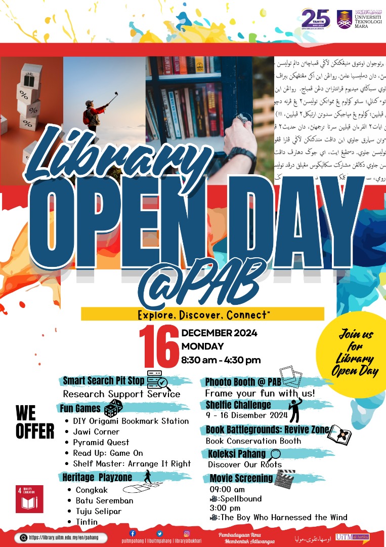 Library Open Day @PAB